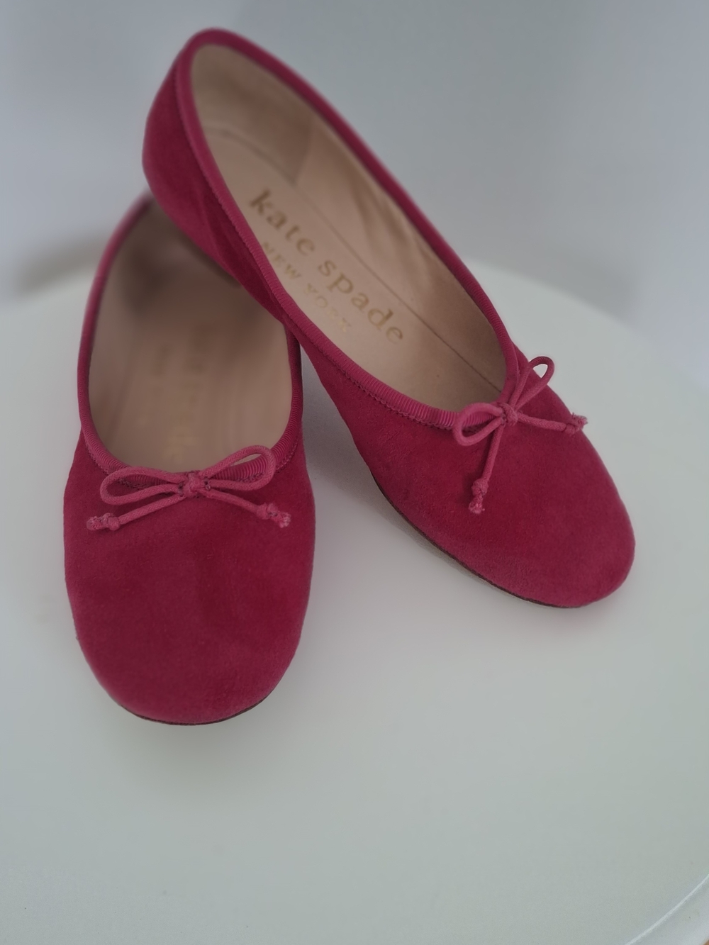 Kate Spade New York "Honey" Bow Ballet Flats Pink US 6